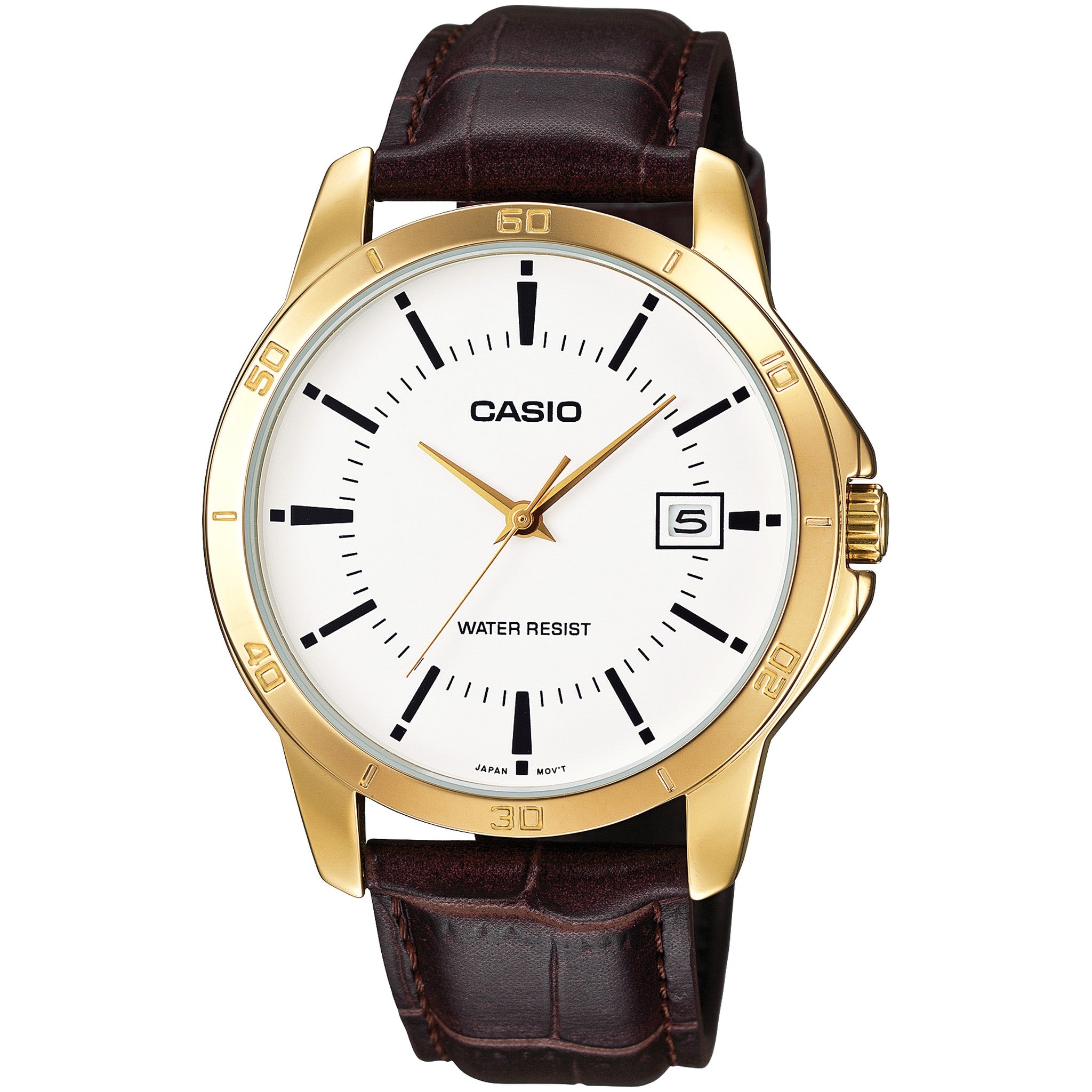 Casio Men's Watch MTP-V004GL-7A Quartz Analog Gold White