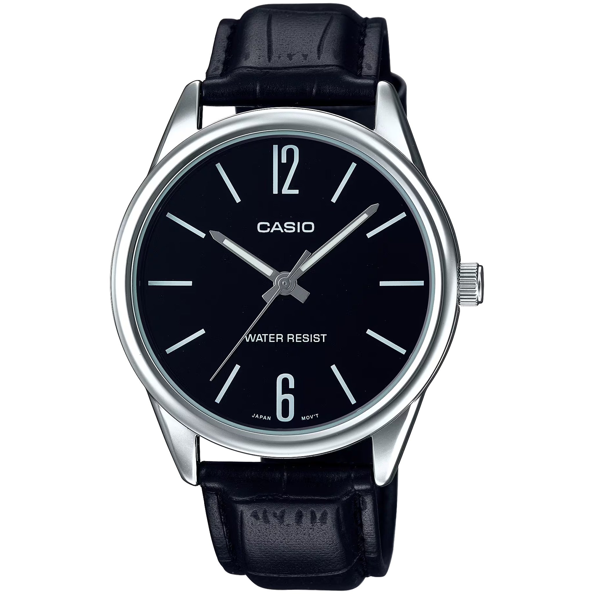 Casio Men's Watch MTP-V005L-1B Quartz Analog Silver Black