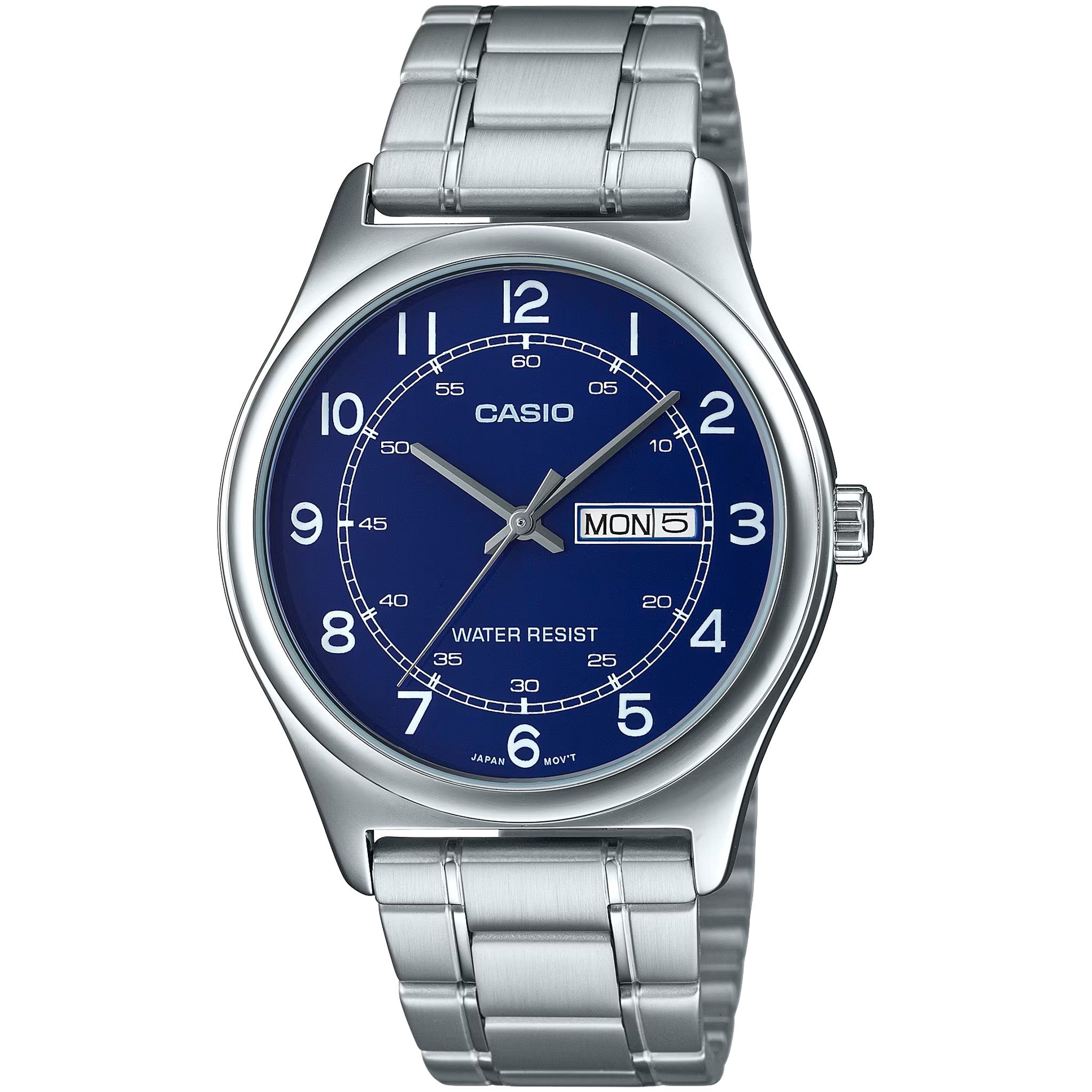 Casio Men's Watch MTP-V006D-2B Quartz Analog Silver Blue