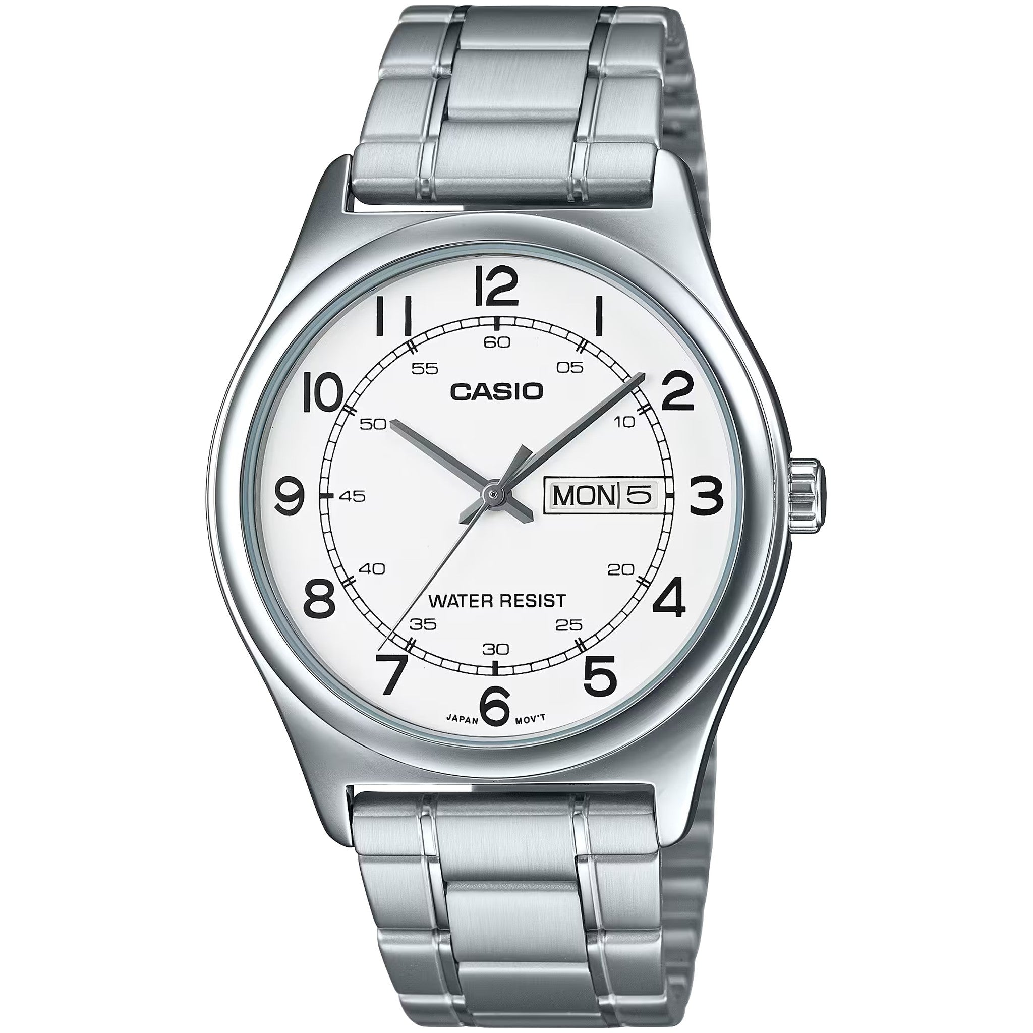Casio Men's Watch MTP-V006D-7B2 Quartz Analog Silver White