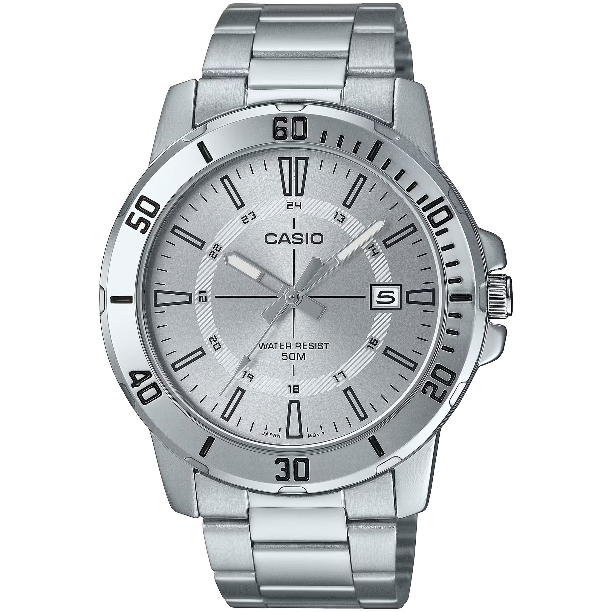 Casio Men's Watch MTP-VD01D-7C Quartz Analog Silver