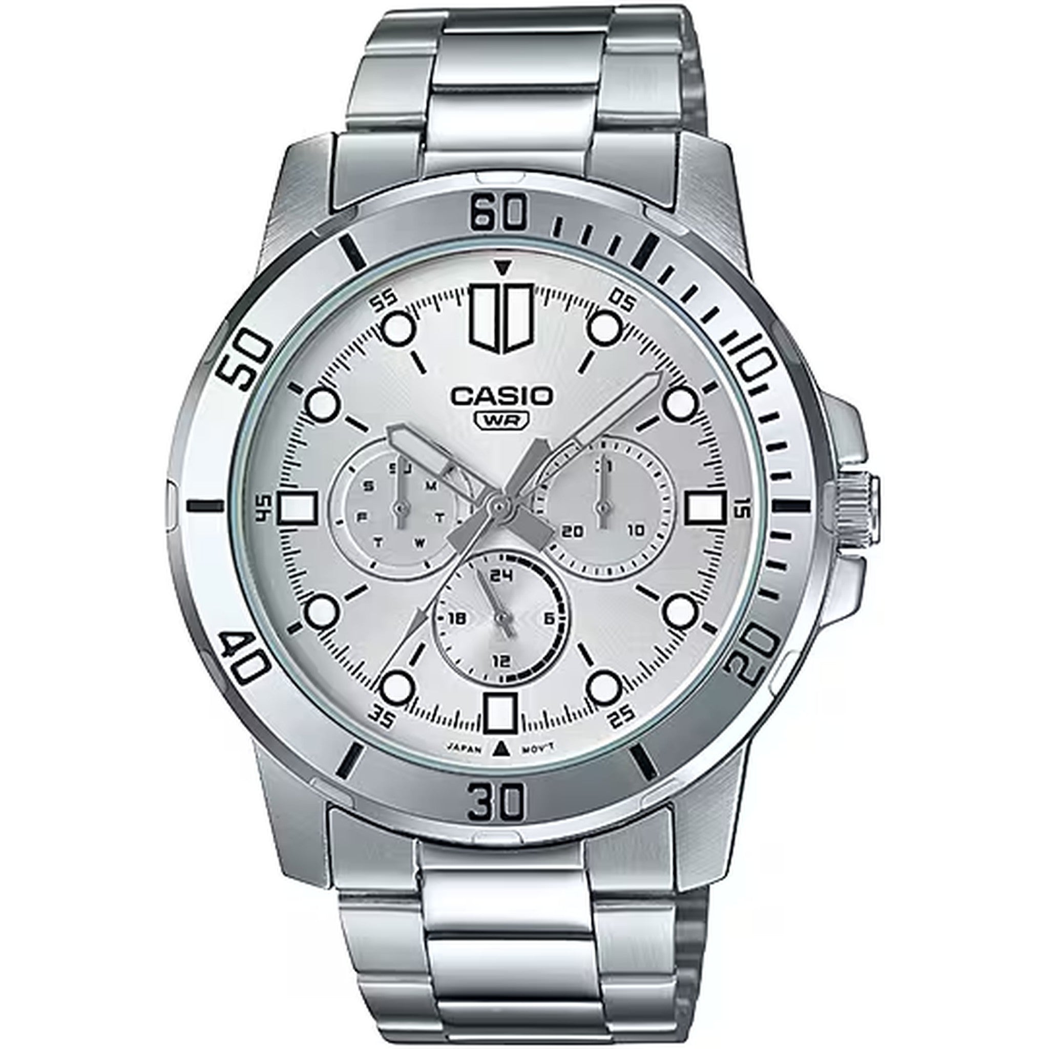 Casio Men's Watch MTP-VD300D-7E Quartz Analog Silver