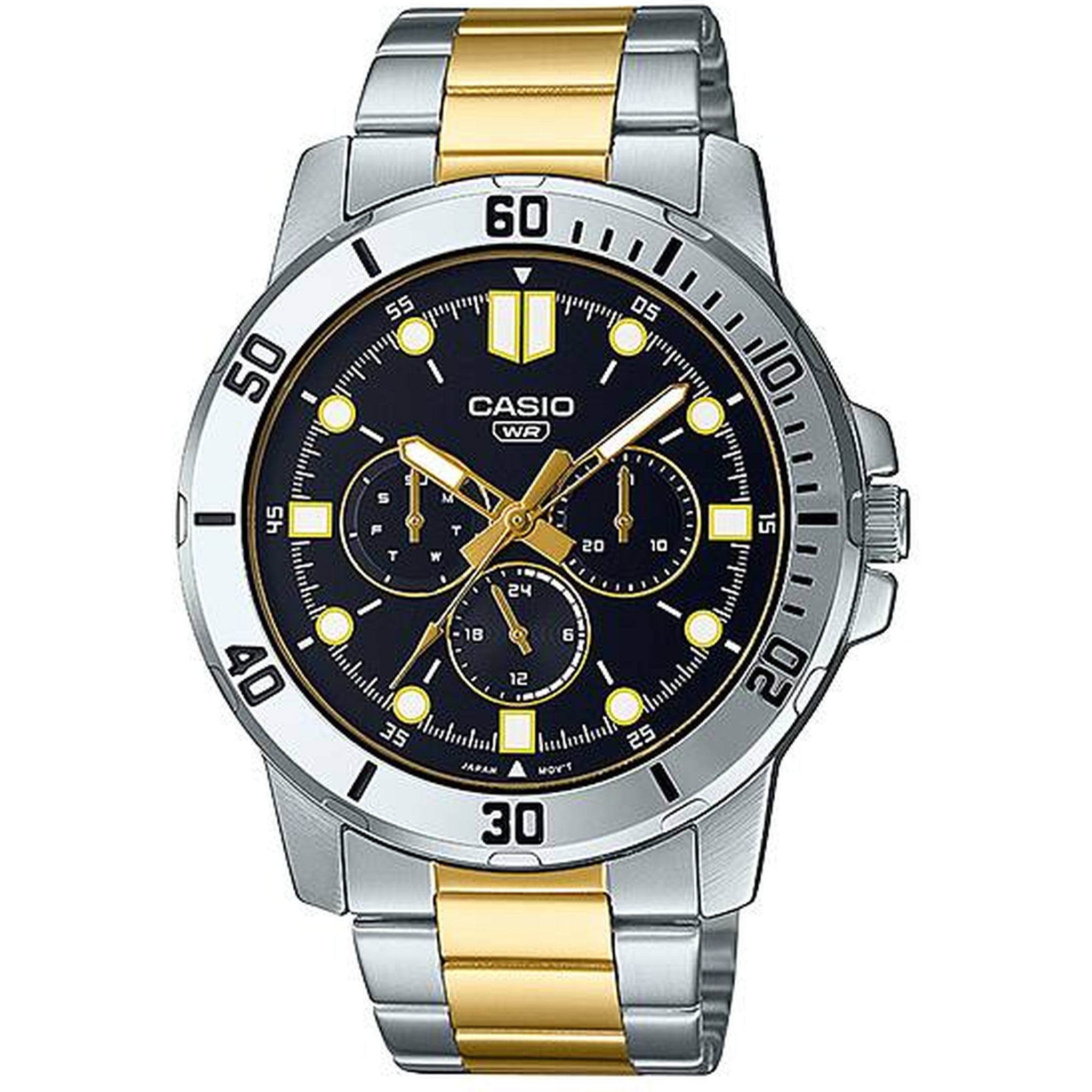 Casio Men's Watch MTP-VD300SG-1E Quartz Analog Silver Black