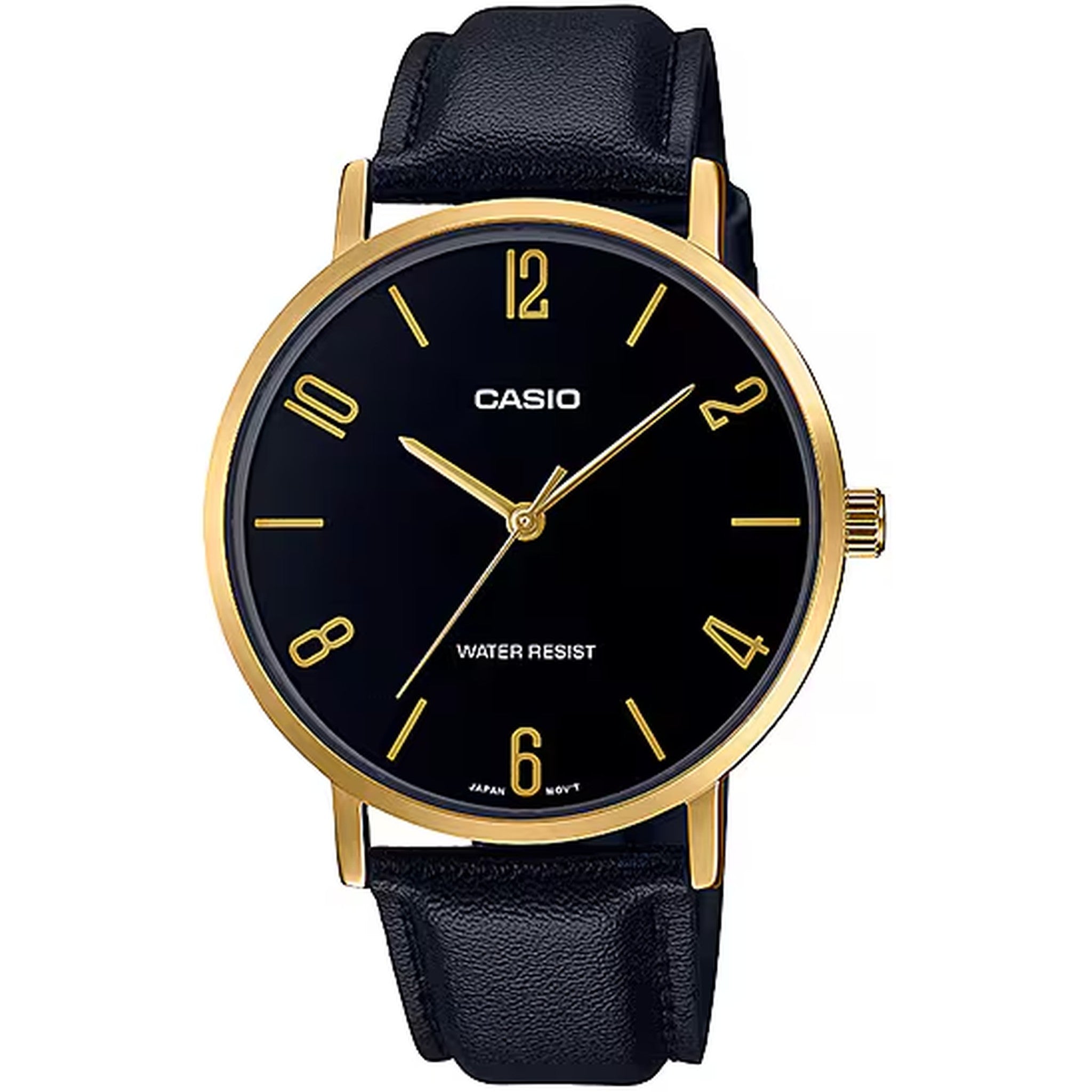 Casio Men's Watch MTP-VT01GL-1B2 Quartz Analog Black