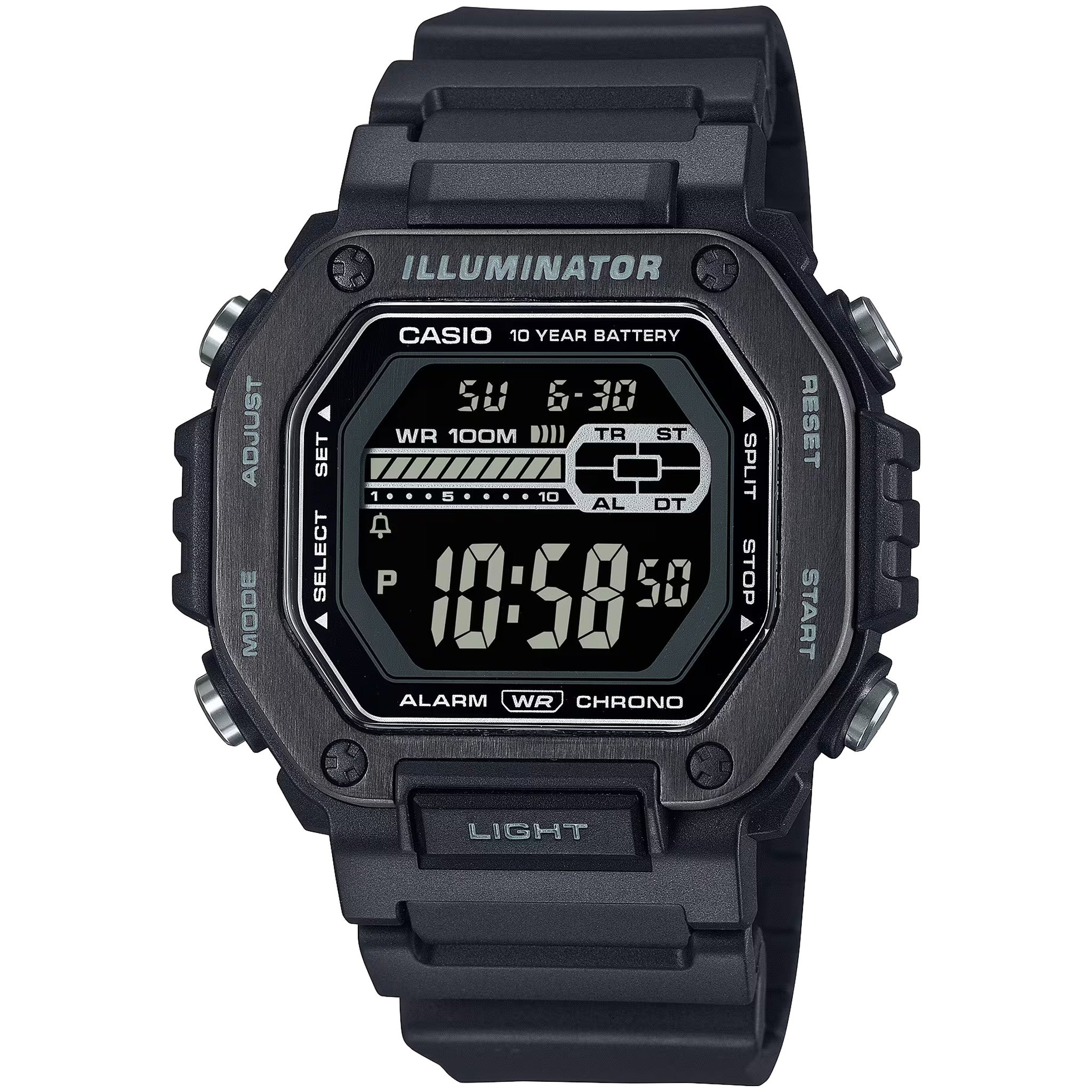 Casio Men's Watch MWD-110HB-1B Quartz Digital Black