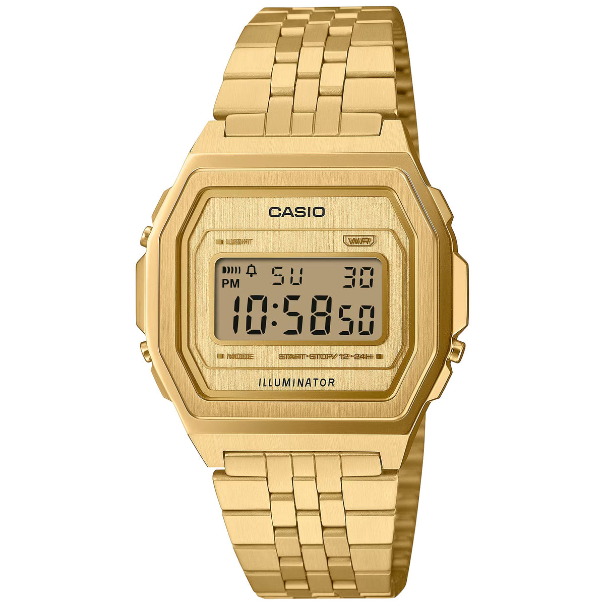 Montre Casio Vintage Premium A1000G-9 Digitale Doré