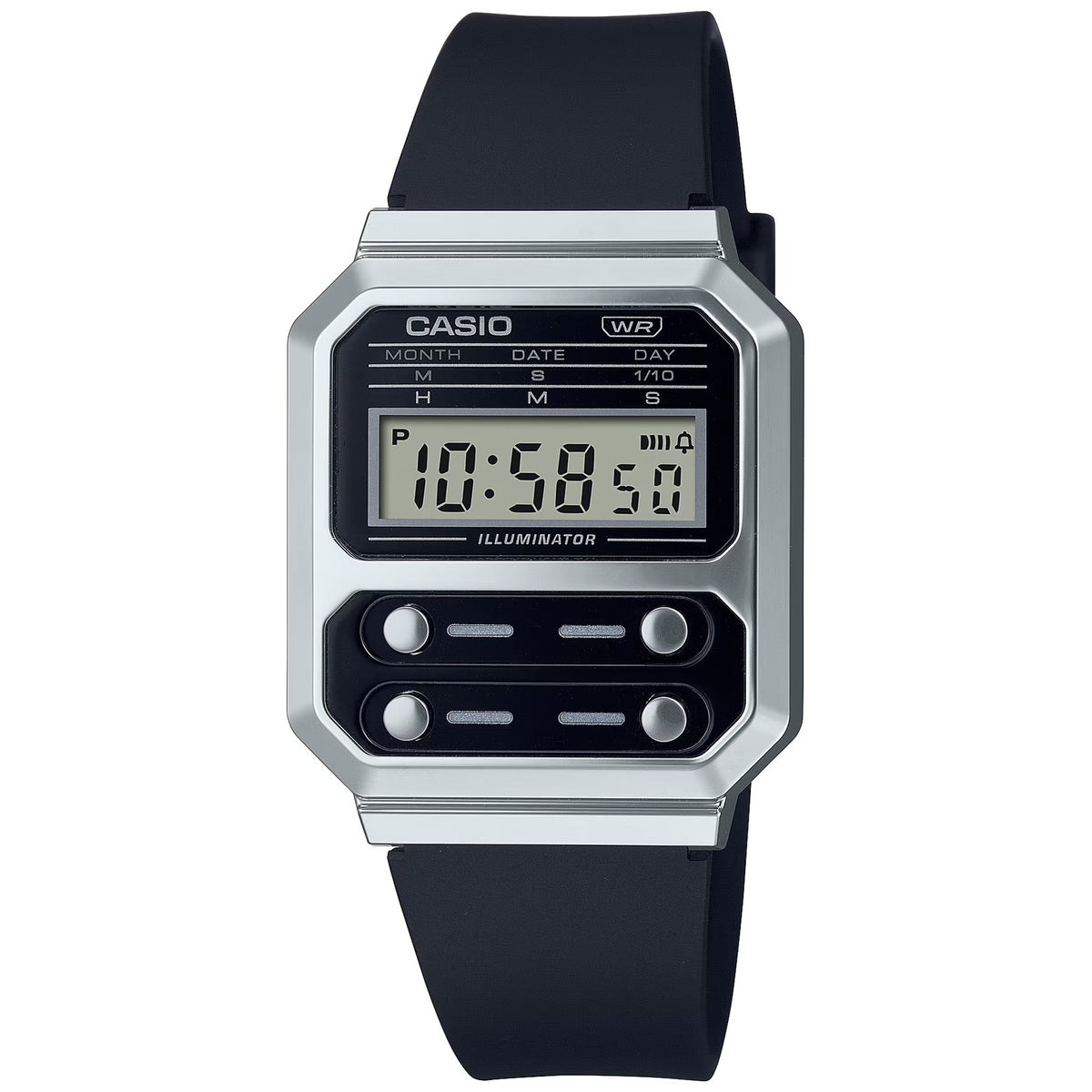 Casio Vintage Uhr A100WEF-1A Digital Schwarz
