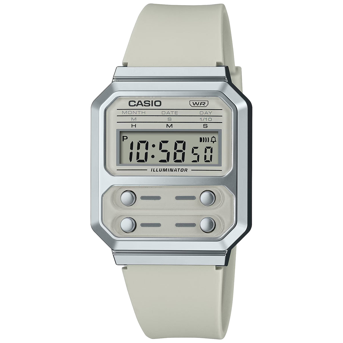 Casio Vintage A100WEF-8A Digitaluhr Grau