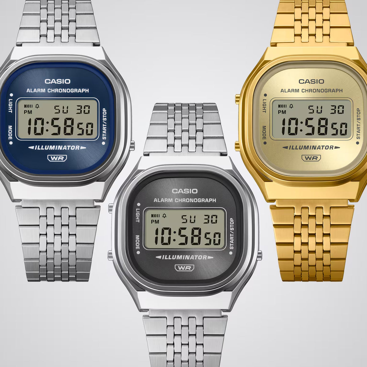 Casio Vintage Uhr A140WEG-9A Digital Gold