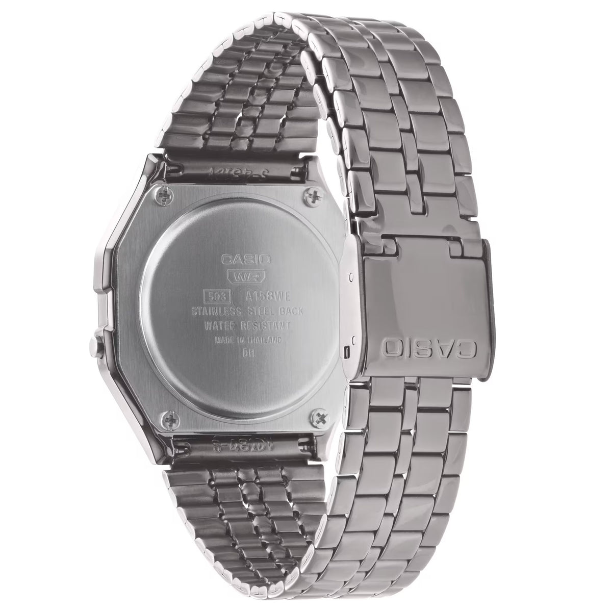 Montre Casio Vintage A158WETB-1A Digitale Gris