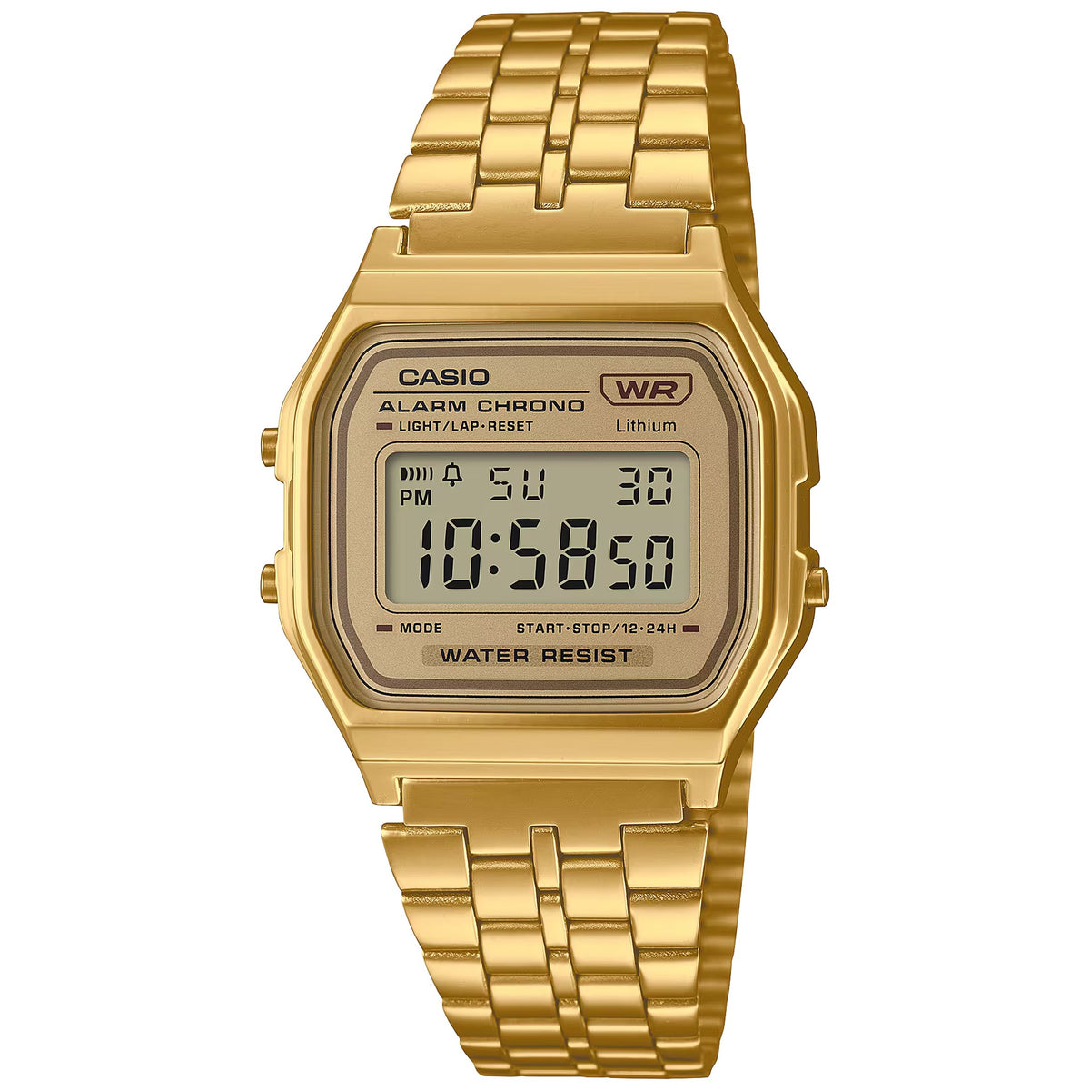 Montre Casio Vintage A158WETG-9A Digitale Doré