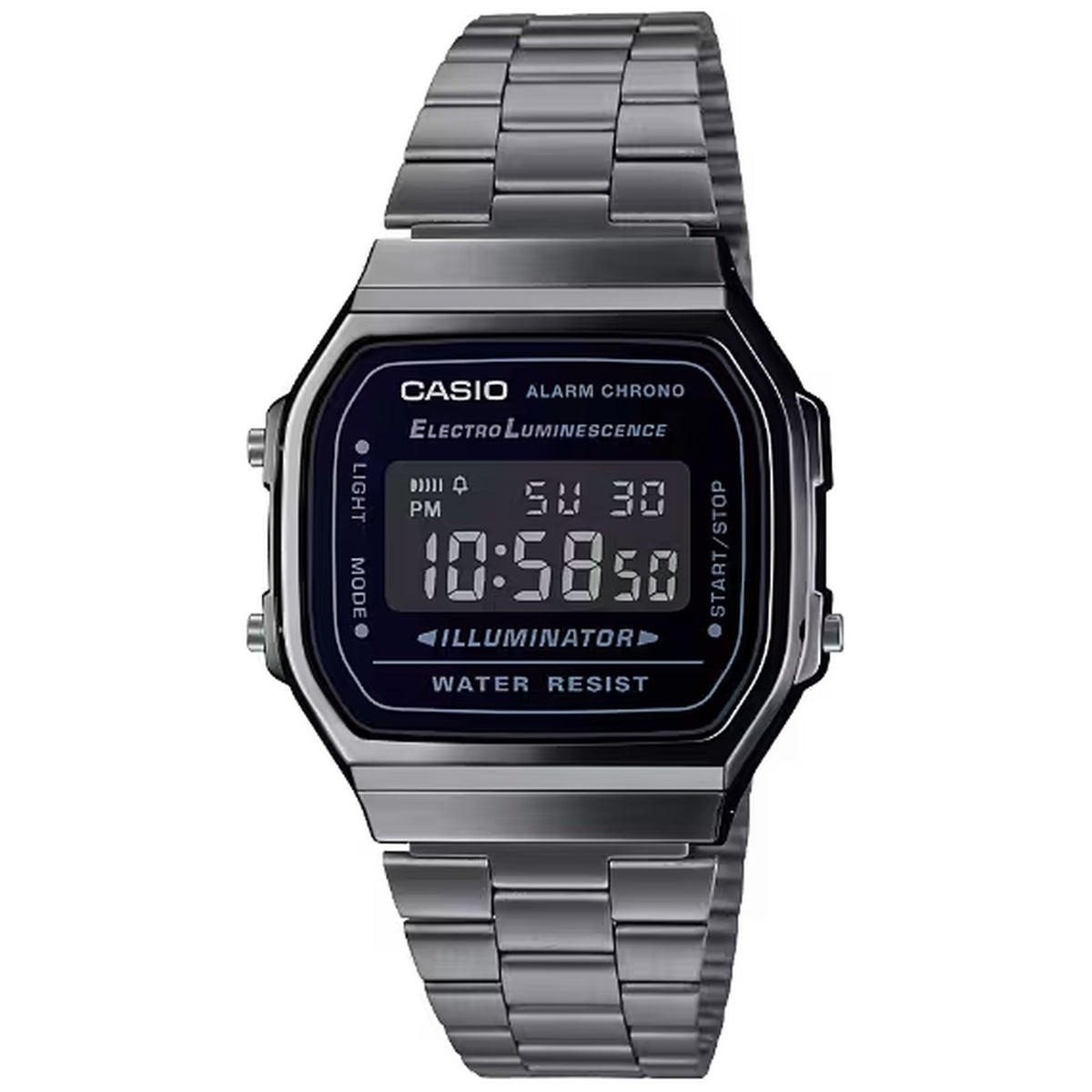 Casio Vintage A168WEGG-1B Digital Black Watch