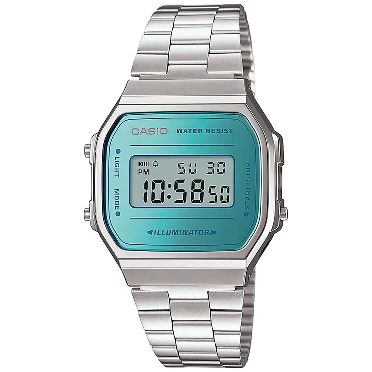 Casio Vintage A168WEM-2 Digital Watch Verdant Blue