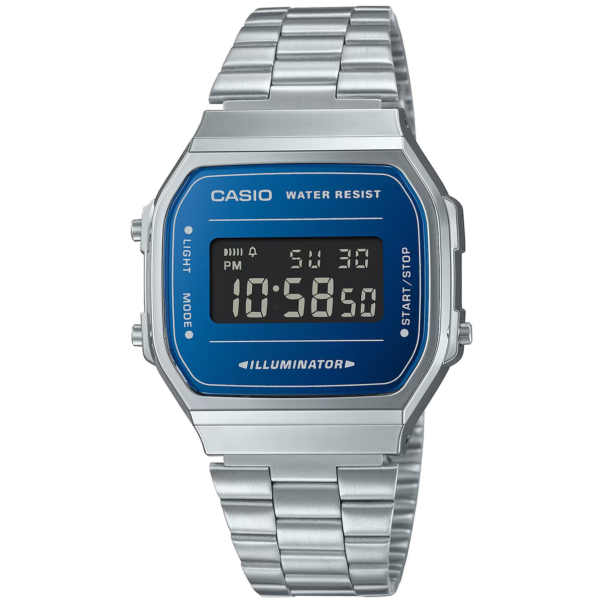 Casio Vintage A168WEM-2B Digitaluhr Blau