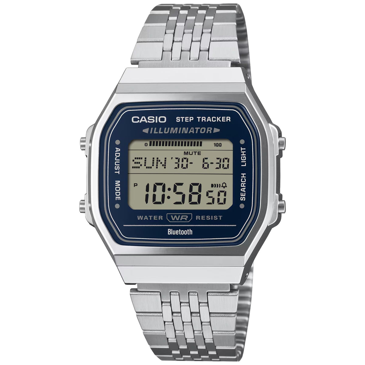Casio Vintage ABL-100WE-2A Bluetooth Digitaluhr Blau