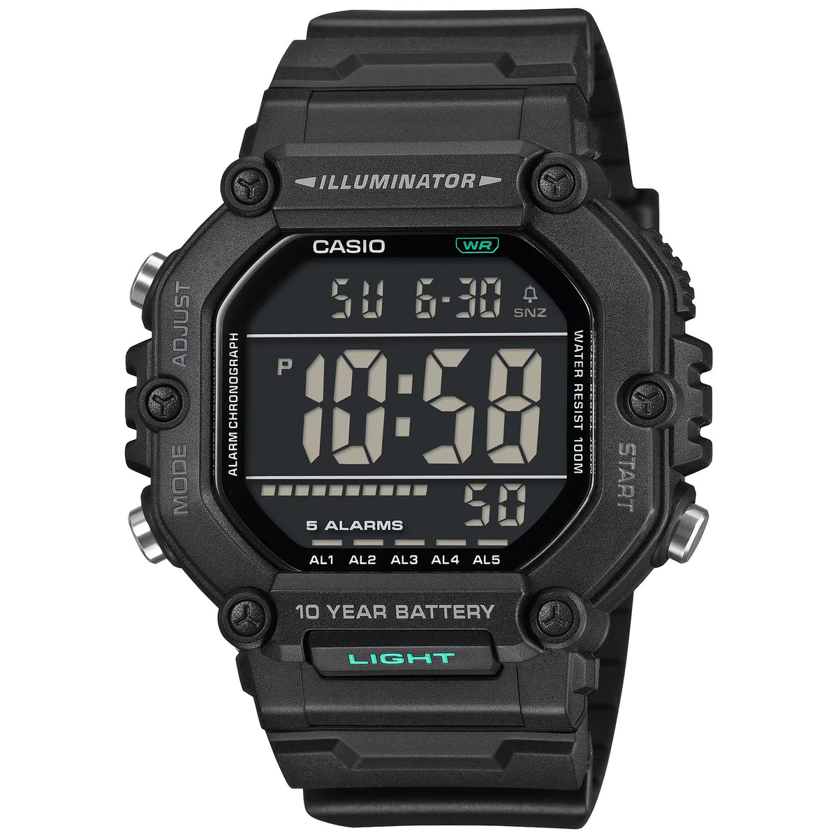 Montre Casio Timeless AE-1600HX-1BV Digitale Noir Homme