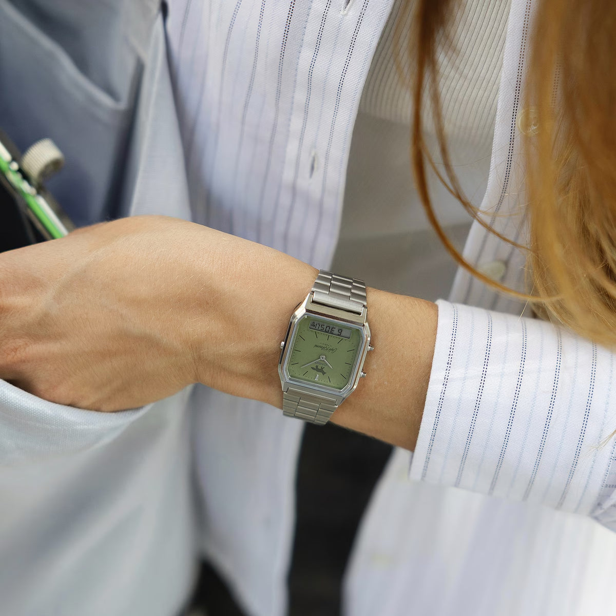 Casio Vintage AQ-230ECK-3A Café Kitsuné Green Watch