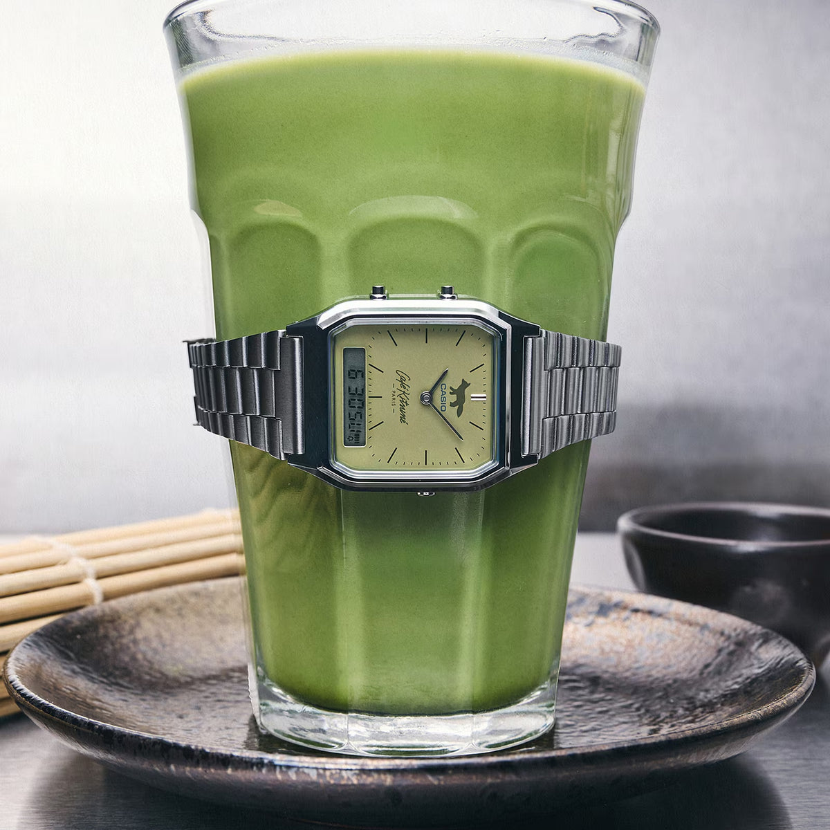 Casio Vintage AQ-230ECK-3A Café Kitsuné Green Watch