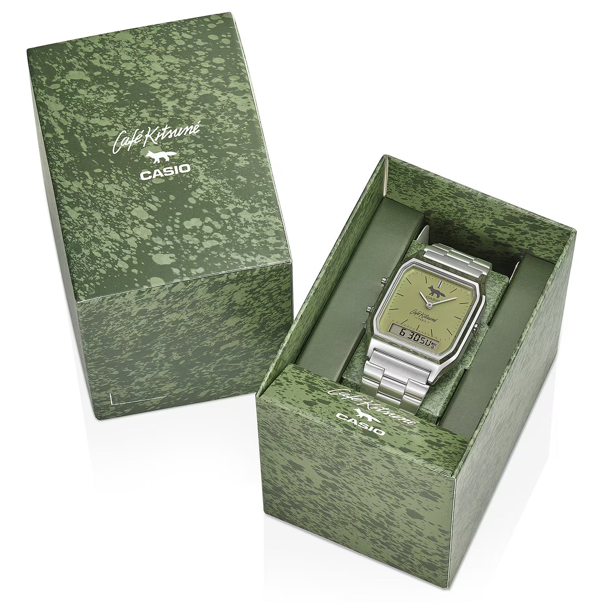 Casio Vintage AQ-230ECK-3A Café Kitsuné Green Watch