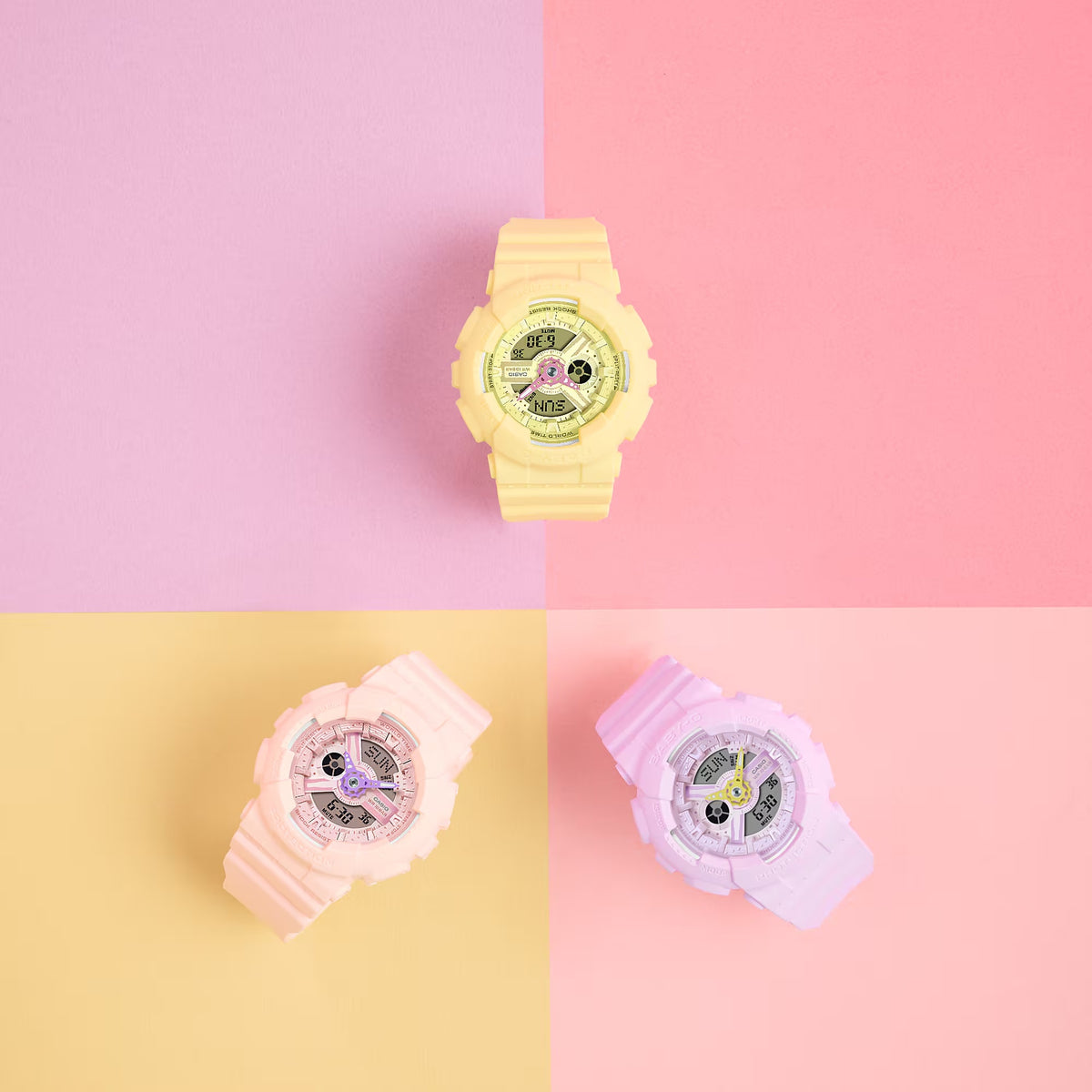 Casio Baby-G BA-110AH-4A Analog/Digital Pink Women's Watch