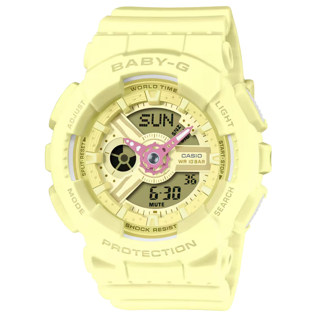 Casio Baby-G BA-110AH-9A Damenuhr Gelb