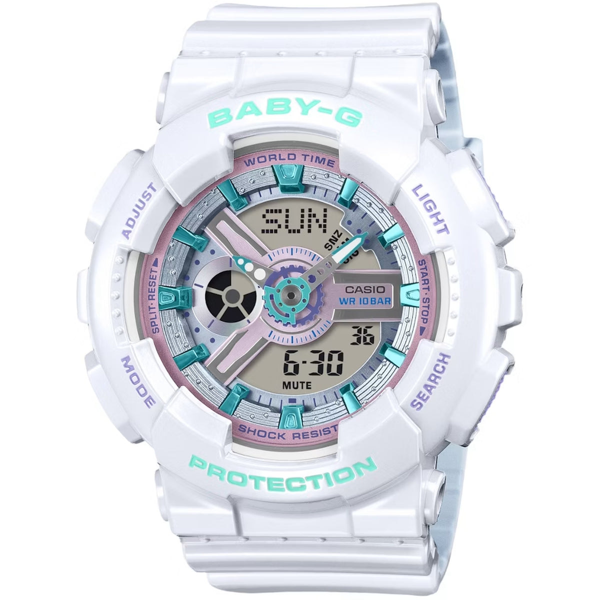 Casio Baby-G BA-110MC-7A Damenarmbanduhr Weiß