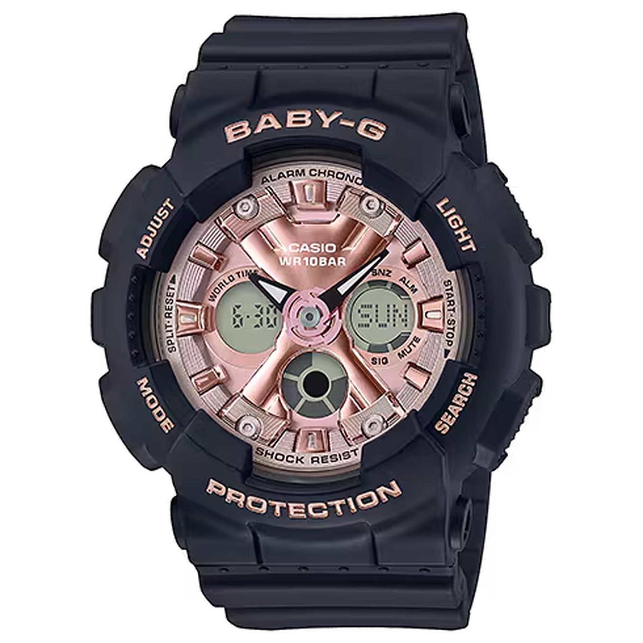 Casio Baby-G BA-130-1A4 Women's Watch Black Rose Gold