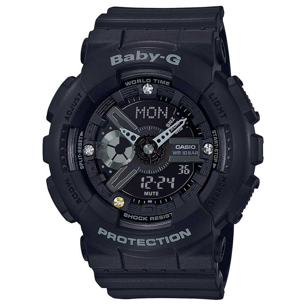 Casio Baby-G BA-135DD-1A Damenuhr Schwarz