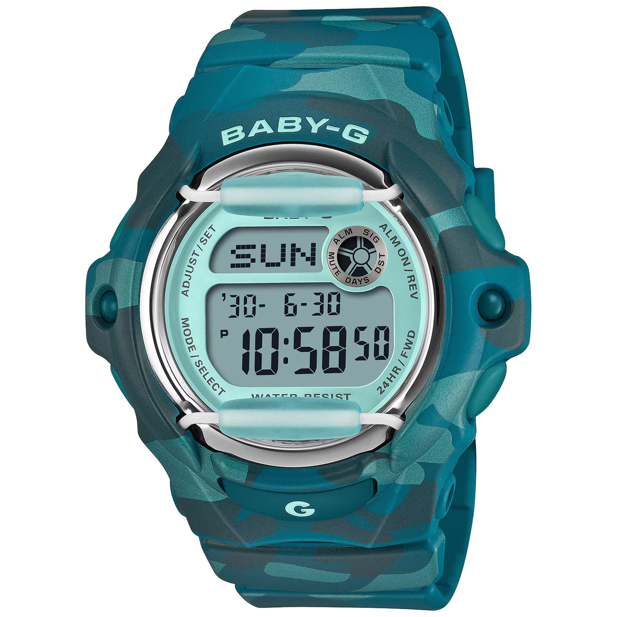 Casio Baby-G BG-169CM-2 Digitaluhr Grün Damen