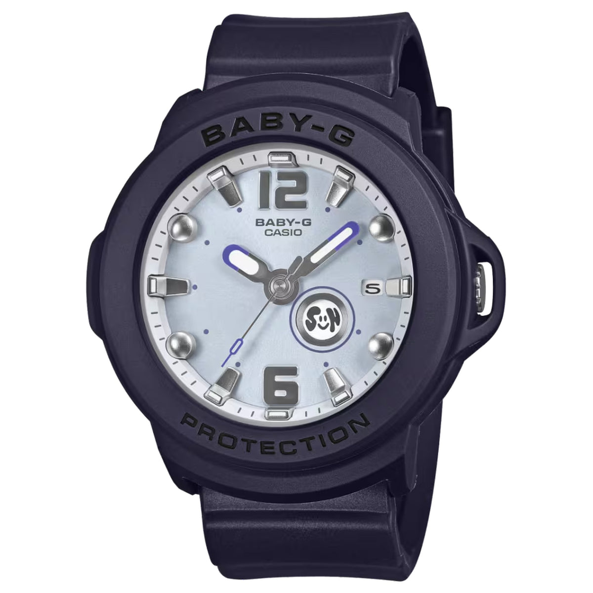 Casio Baby-G BGA-15K-2A Damenuhr Schwarz Silber