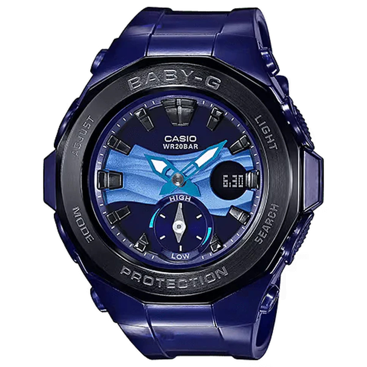 Casio Baby-G BGA-220B-2A Damenuhr Blau Violett