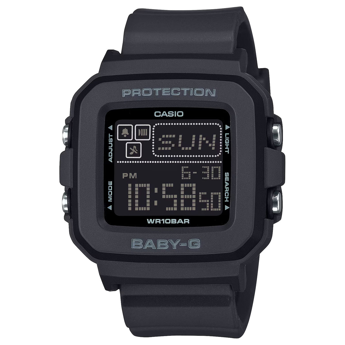Casio Baby-G BGD-10-1 Damenuhr Schwarz