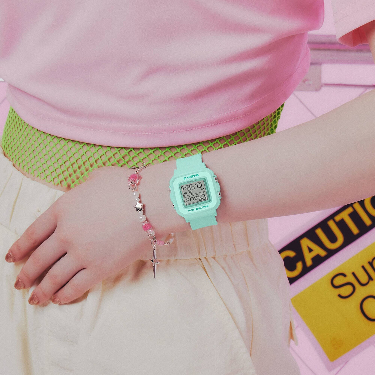 Casio Baby-G BGD-10-3 Damenuhr Grün