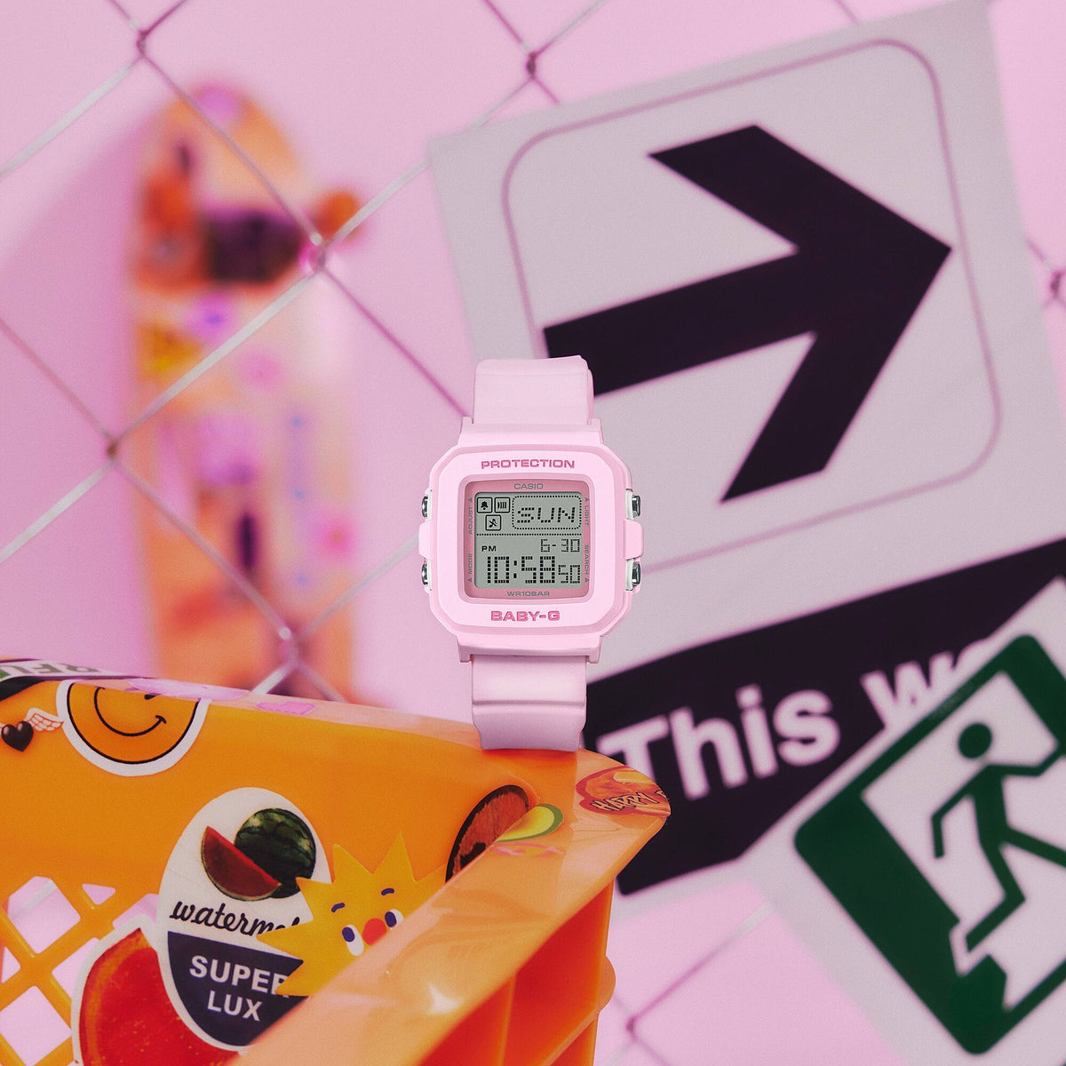 Montre Casio Baby-G BGD-10-4 Femme Rose