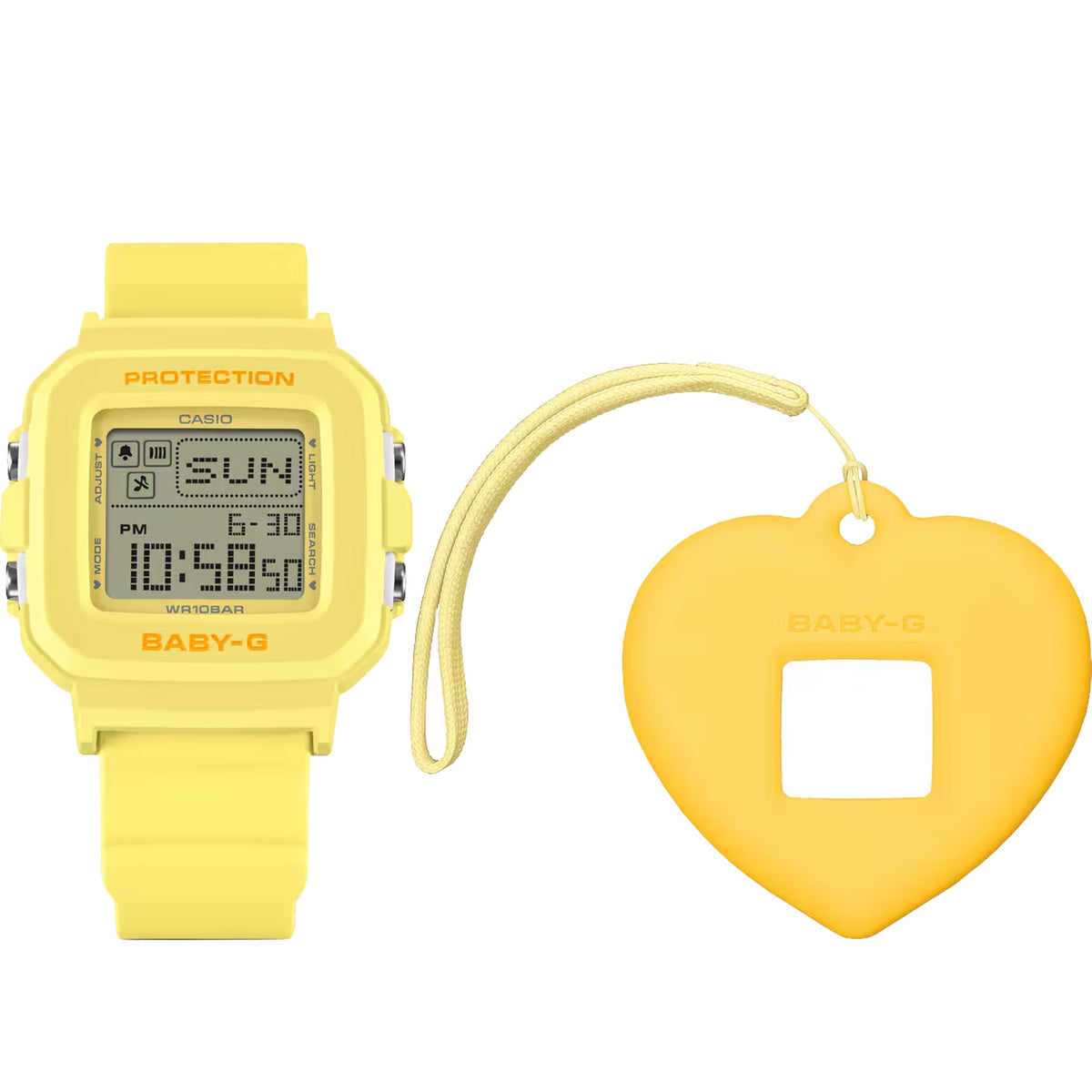Casio Baby-G BGD-10KH-9 Damenuhr Gelb