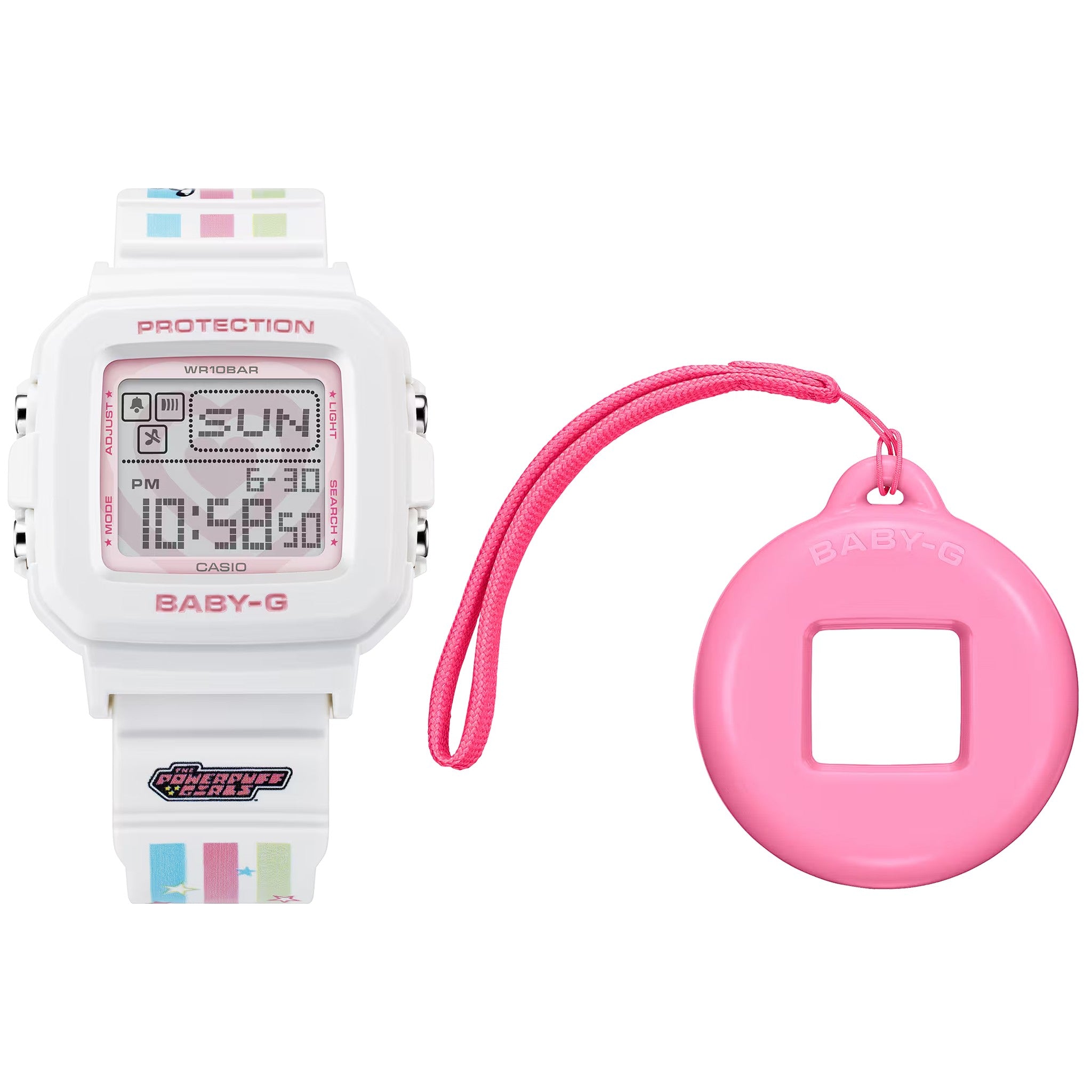 Casio Baby-G BGD-10KPP-7 Damen Weiß Multifarben