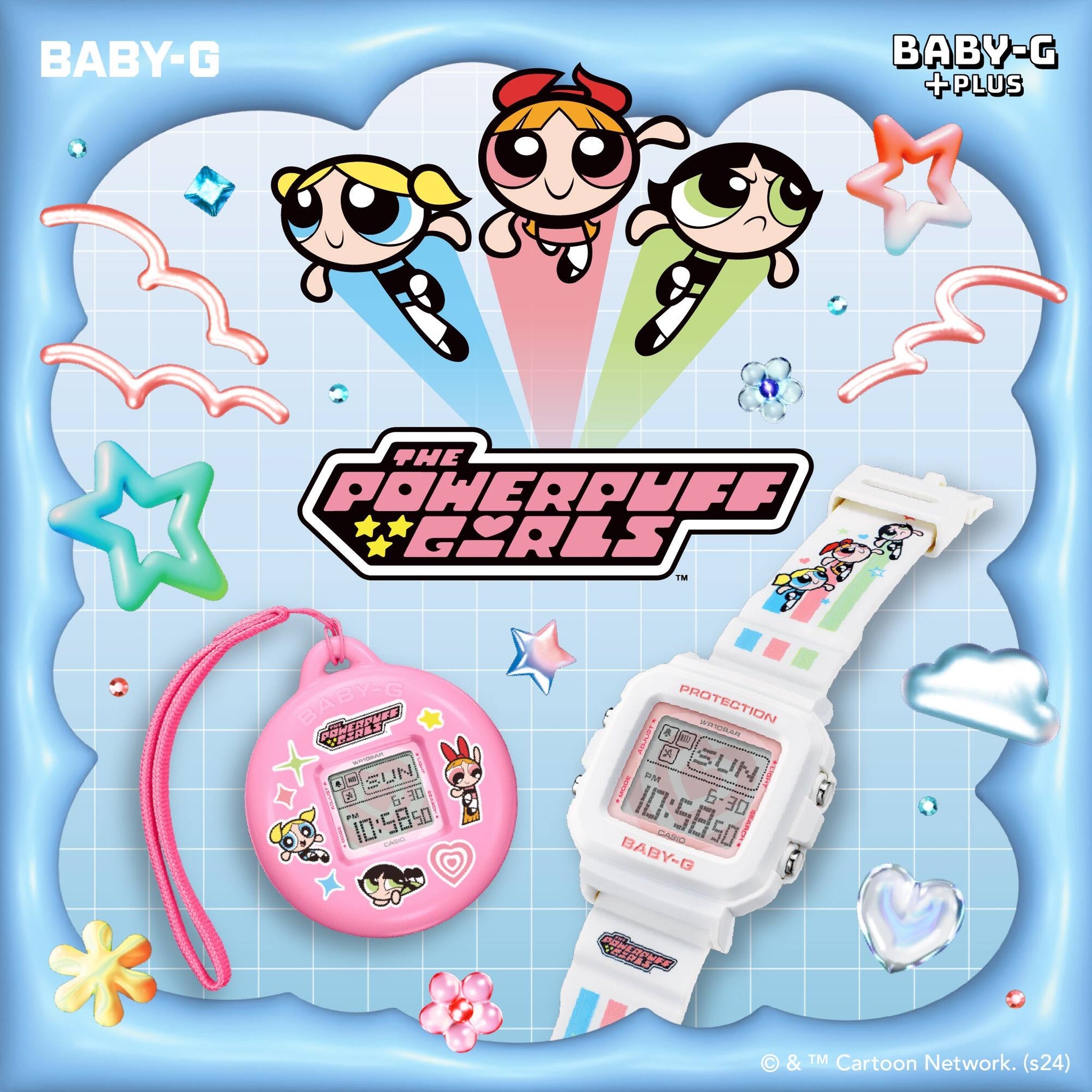 Casio Baby-G BGD-10KPP-7 Damen Weiß Multifarben