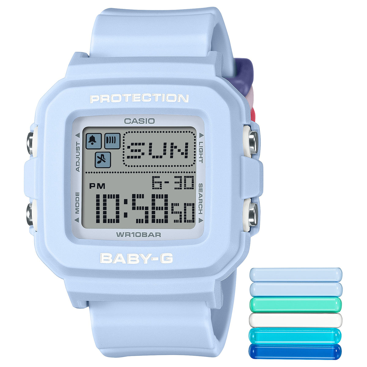 Casio Baby-G BGD-10L-2 Damenuhr Blau
