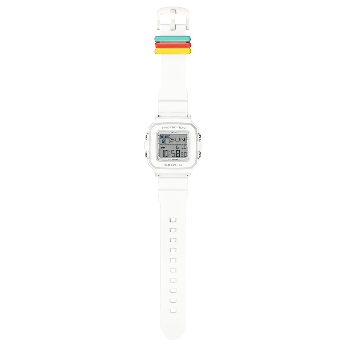Casio Baby-G BGD-10L-7 Damenuhr Weiß