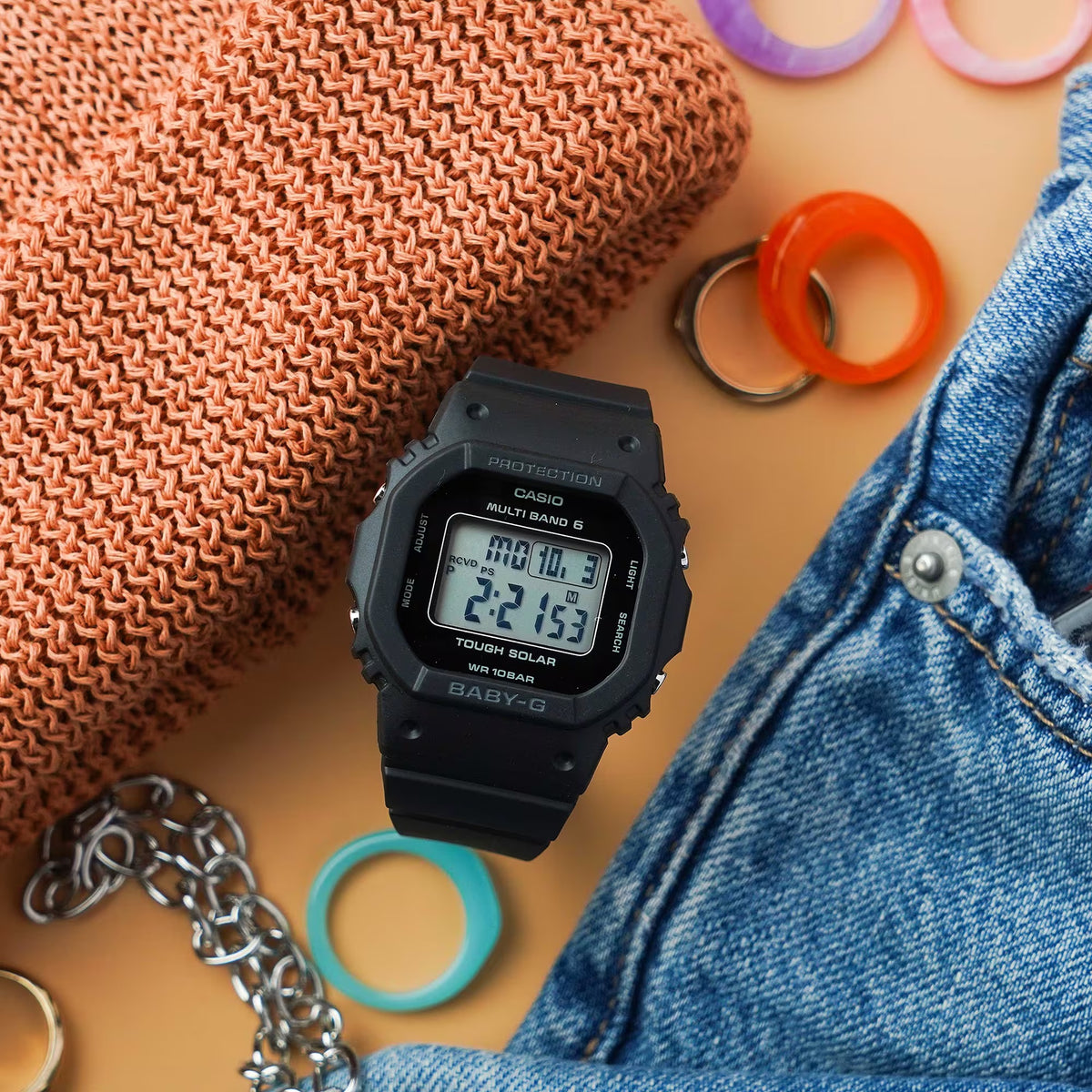 Casio Baby-G BGD-5650-1 Digital Black Watch