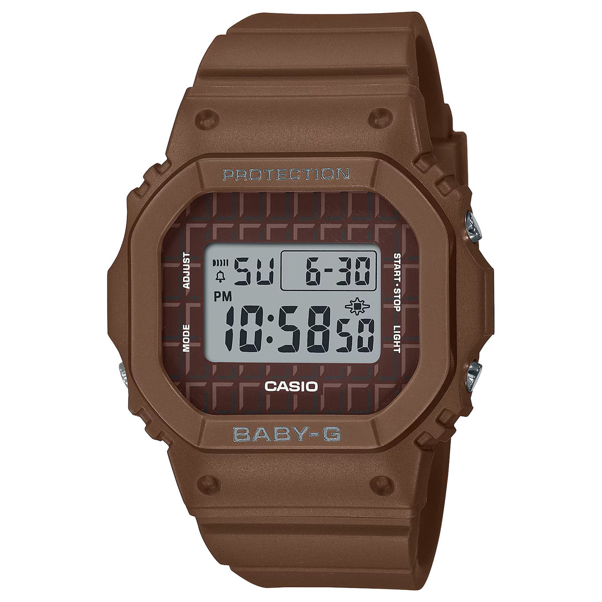 Casio Baby-G BGD-565USW-5 Damen-Armbanduhr, braun