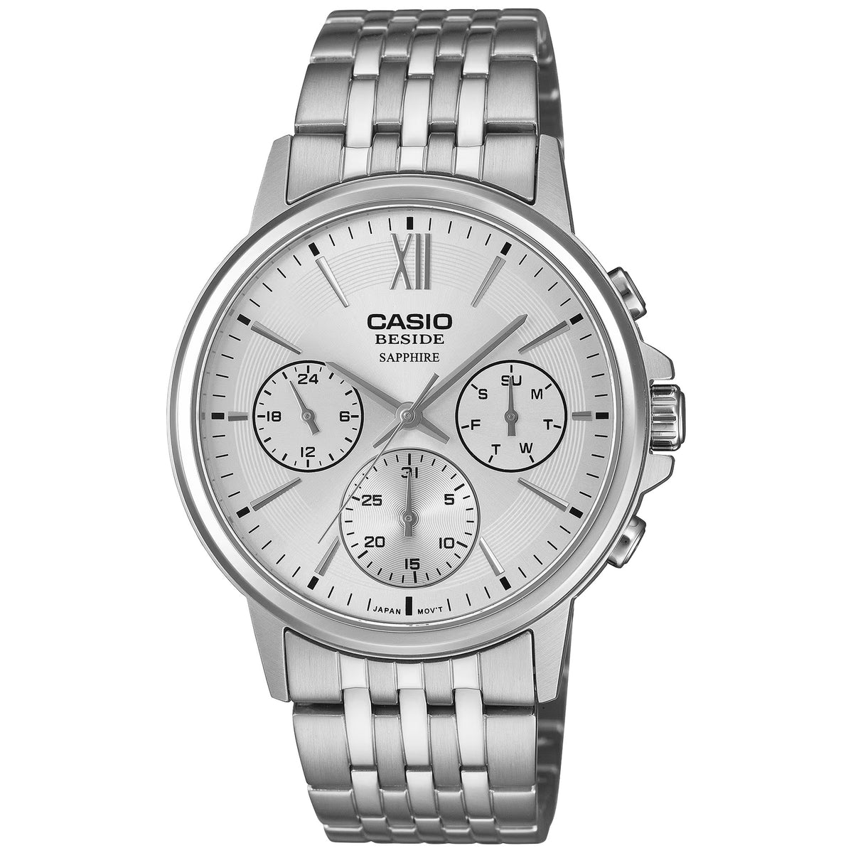 Casio Beside BMS-300D-7AV Analoge Herrenuhr