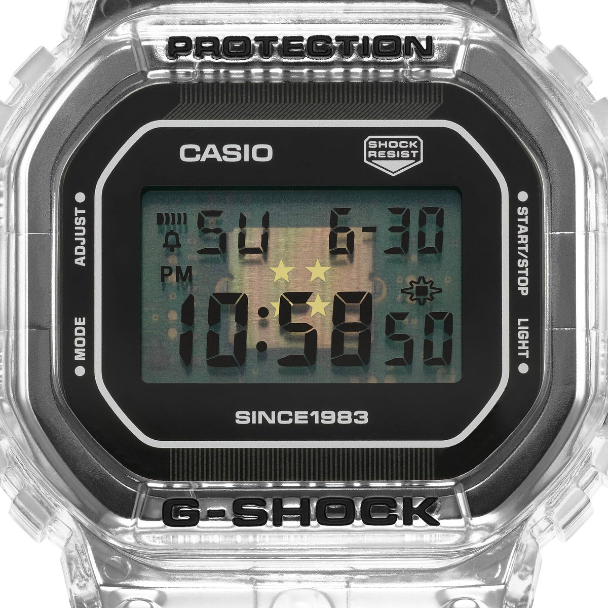 Casio G-Shock DW-5040RX-7 Herrenuhr Transparent