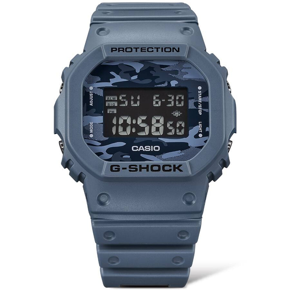 Casio G-Shock DW-5600CA-2 Herrenuhr Blau Camouflage