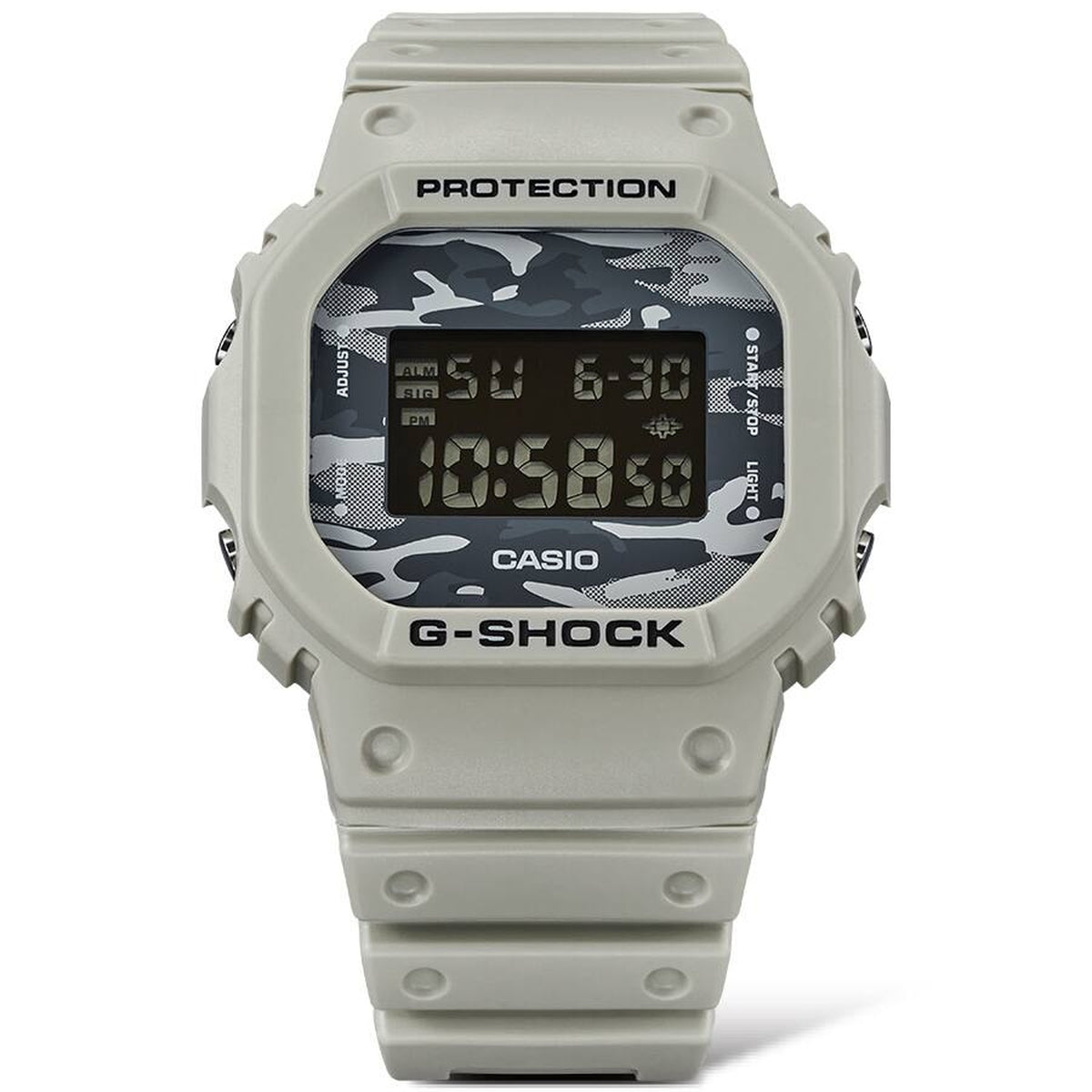 Casio G-Shock DW-5600CA-8 Herrenuhr Grau Camouflage