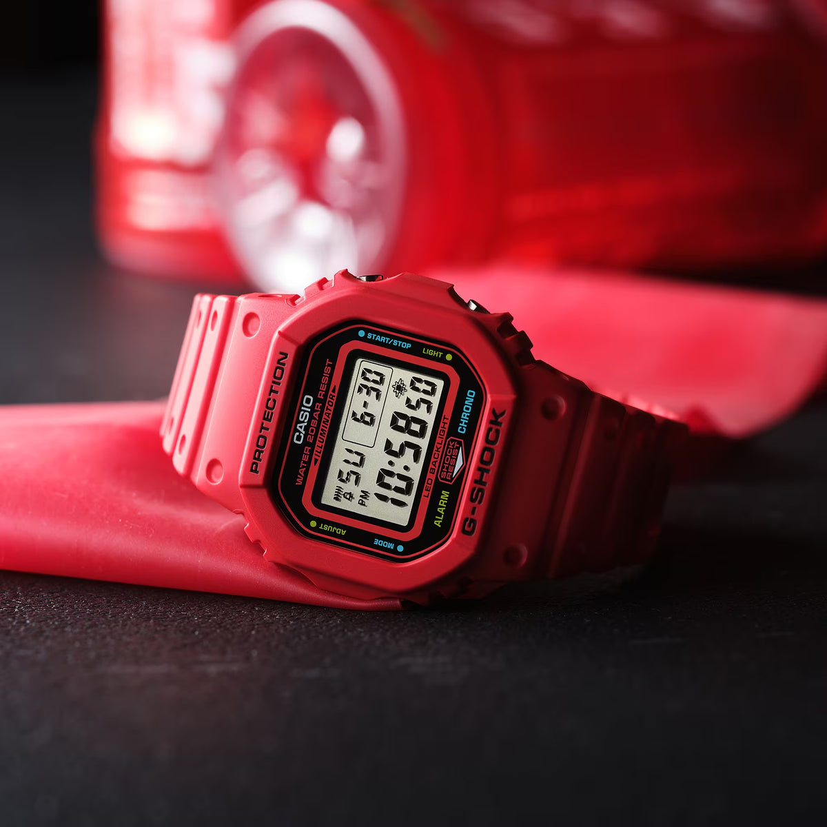 Casio G-Shock DW-5600EP-4 Herrenuhr Rot