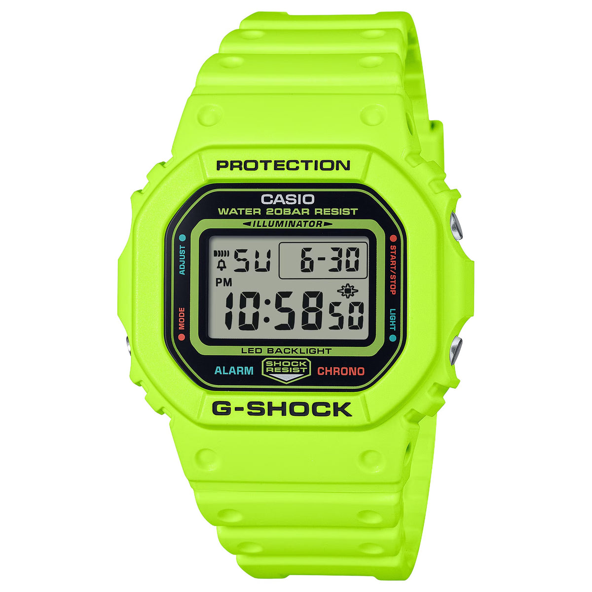 Casio G-Shock DW-5600EP-9 Herrenuhr Grün Gelb