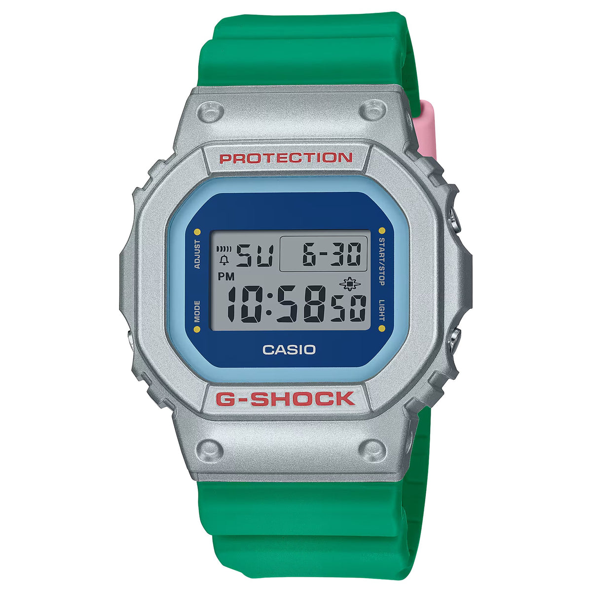 Casio G-Shock DW-5600EU-8A3 Herrenuhr Grau Grün