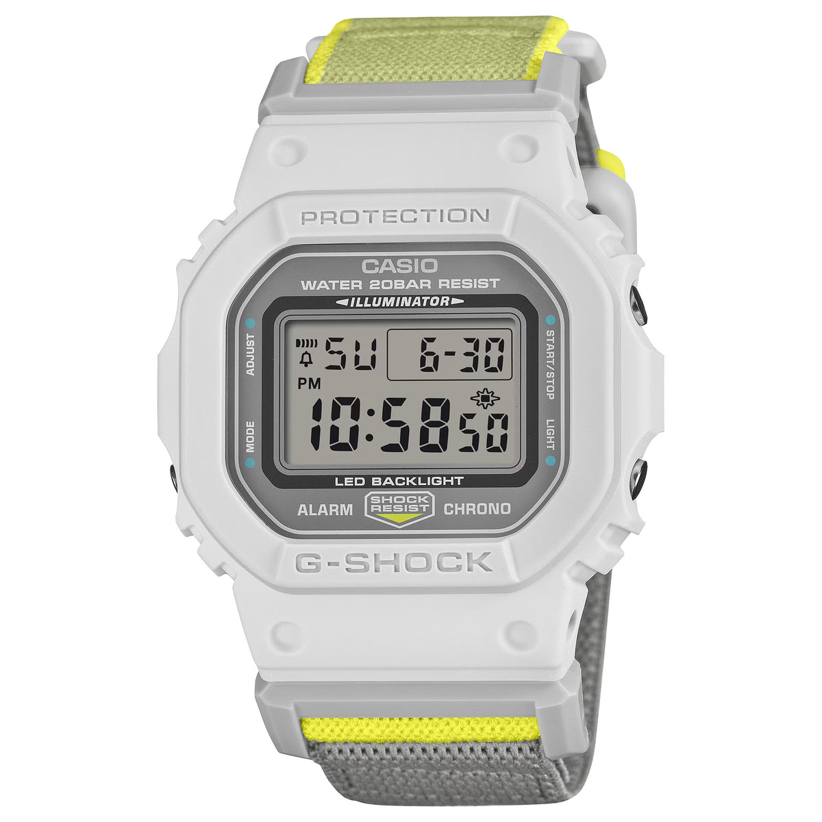 Casio G-Shock DW-5600MNC-7A8 Herrenuhr Weiß Grau