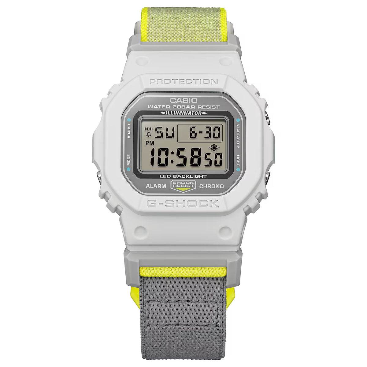 Casio G-Shock DW-5600MNC-7A8 Herrenuhr Weiß Grau